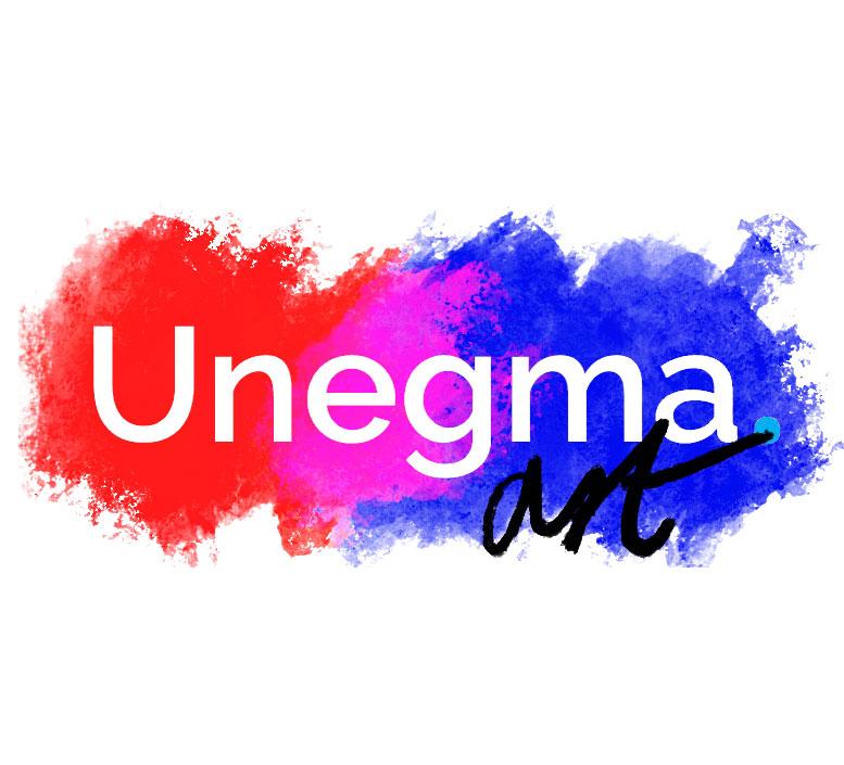  Image Welcome to Unegma.Art, the Metaverse gallery of the story of Unegma.

This is the logo for Unegma Art, it was hand drawn on an iPad.
The Art Attack logo was considered whilst making it.